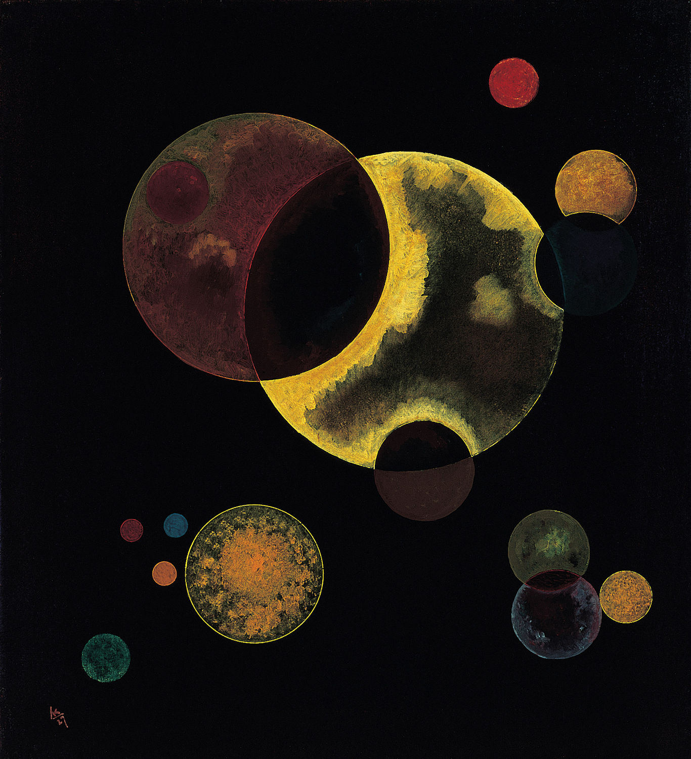 Schwere Kreise Kandinsky